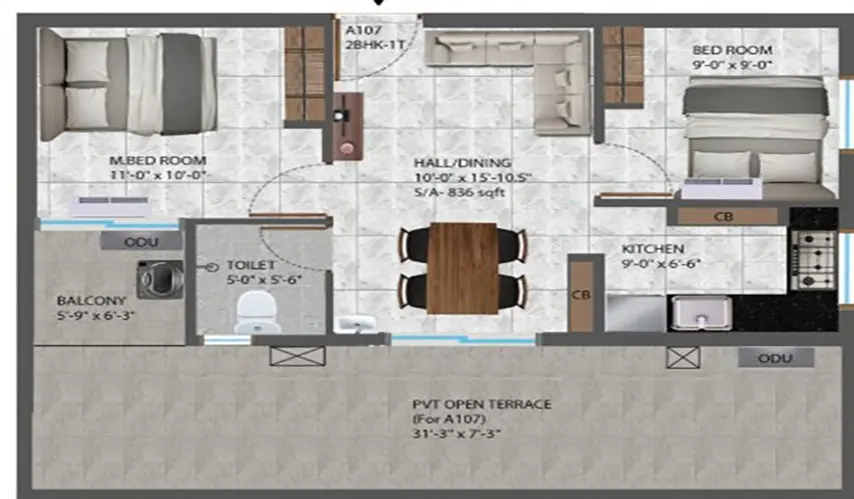 30708_twobhk_836_Bliss-836