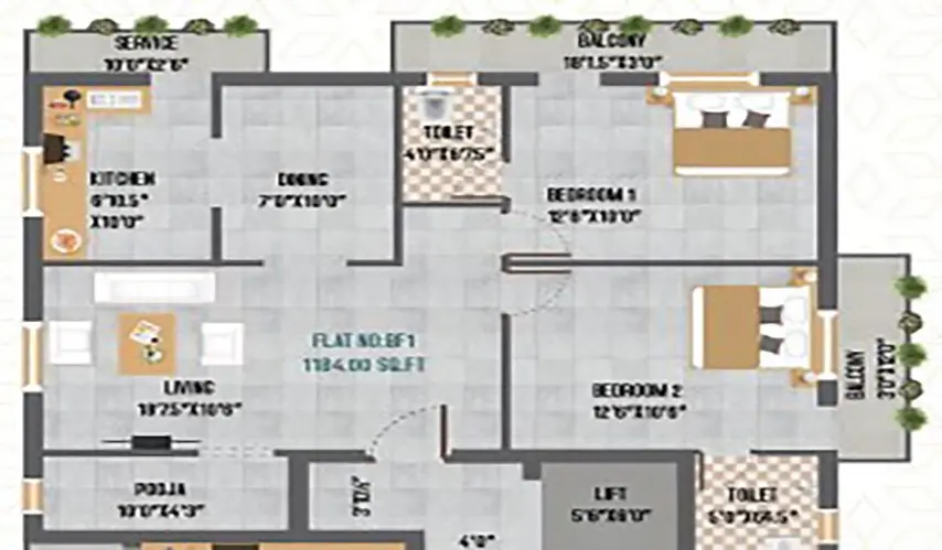 31782_twobhk_1184_Diamond-1184