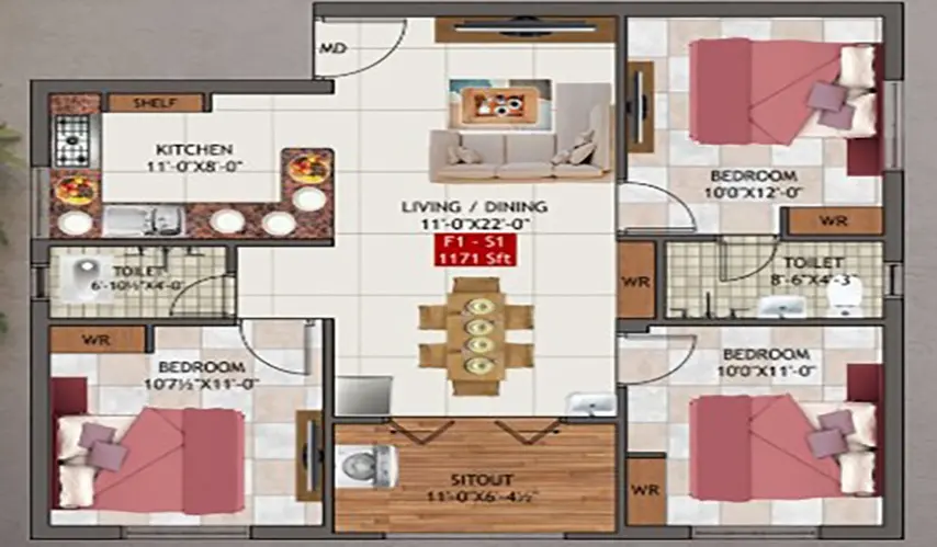 threebhk_1171_Turquoise-1171