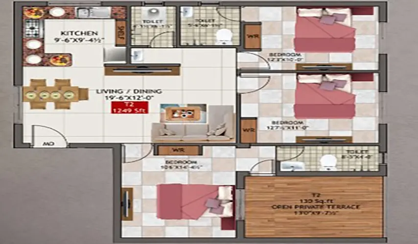 threebhk_1249_Turquoise-1249