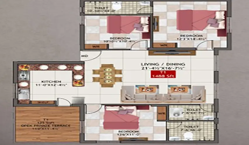 threebhk_1488_Turquoise-1488